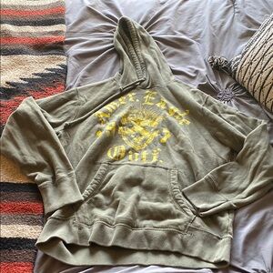 American Eagle Green Hoodie